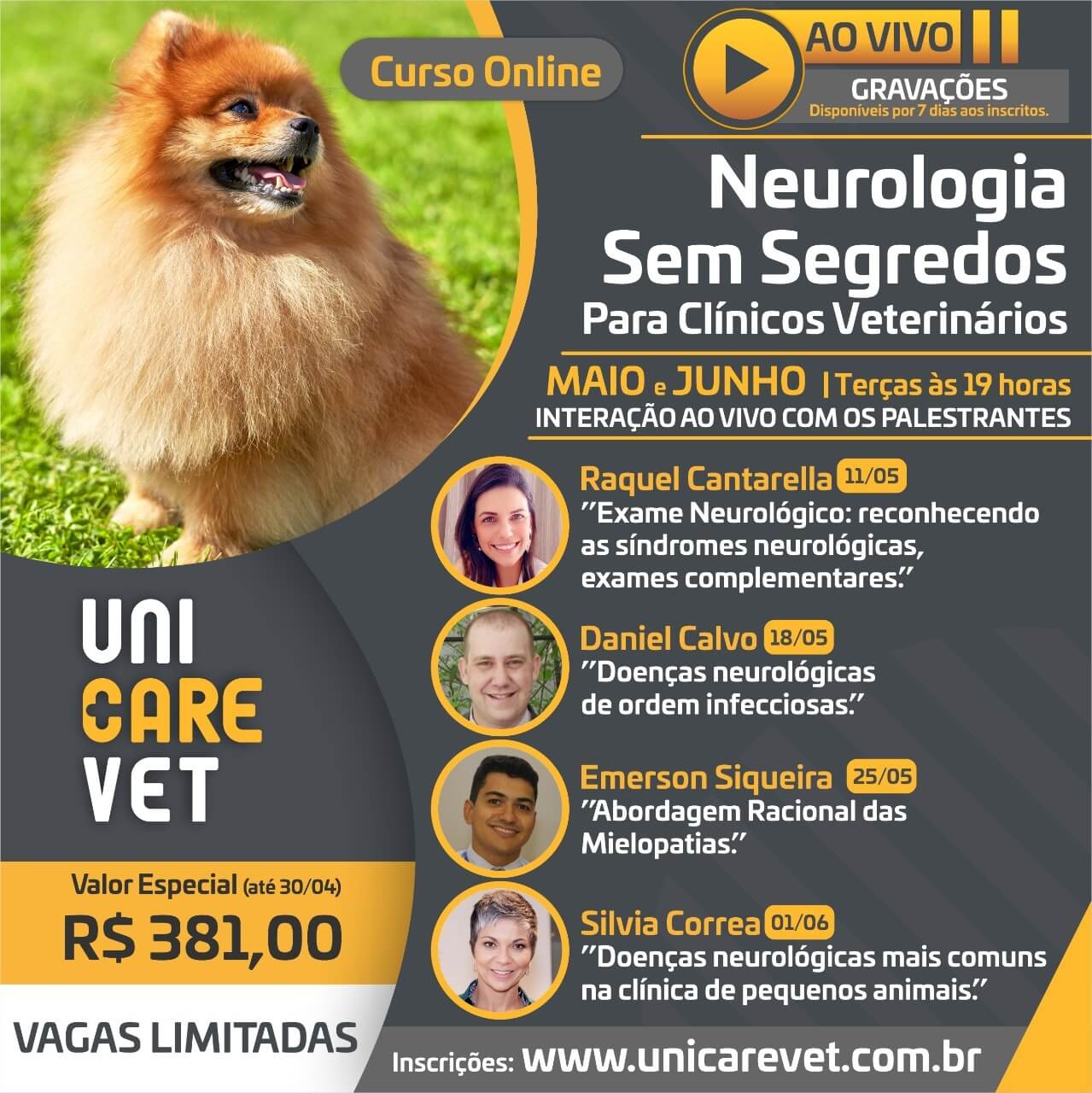 Curso Online: O jogo do diagnóstico veterinário * Raciocínio Clínico Vet 